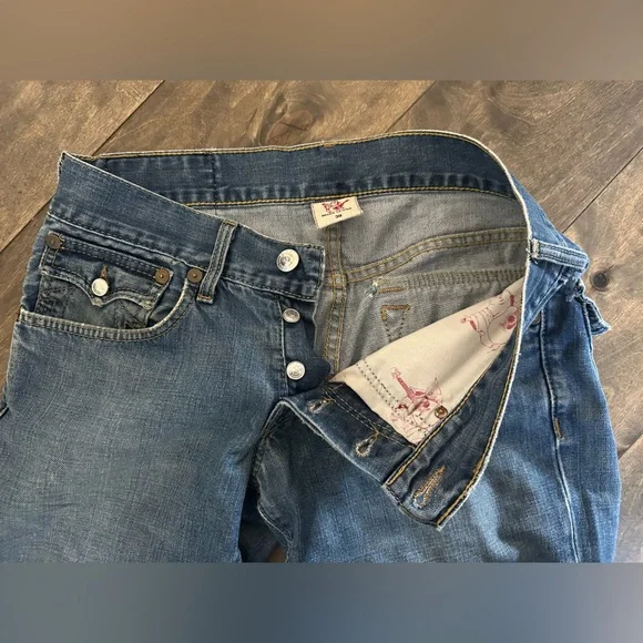 True Religion slim fit straight legged Men’s Jeans sz 30 - Picture 8 of 9